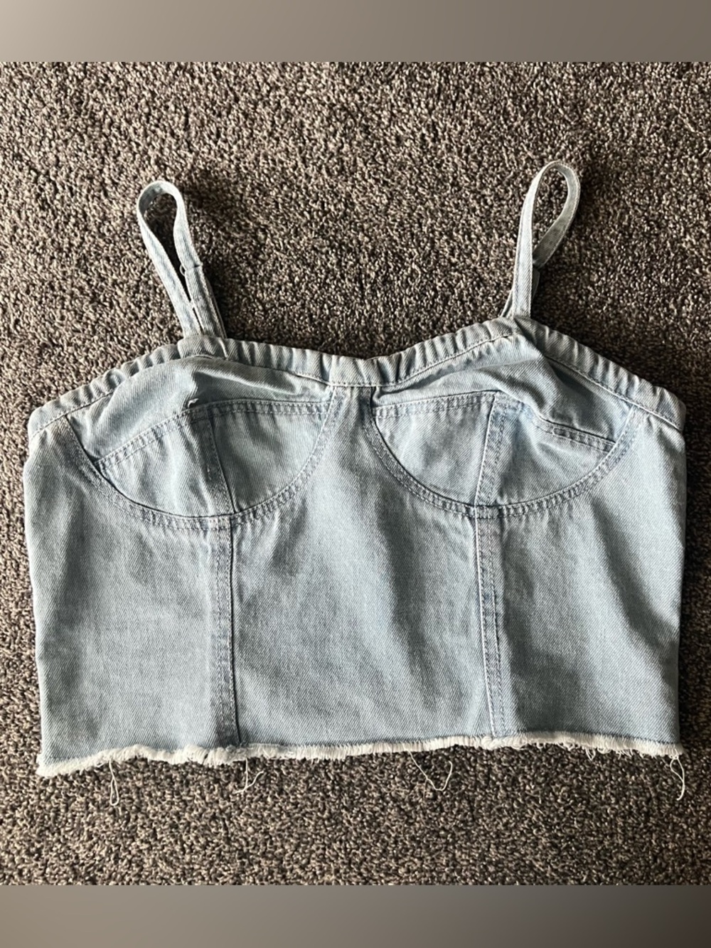 Japna Light Blue Denim Top